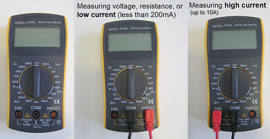 multimeter how to use manuals